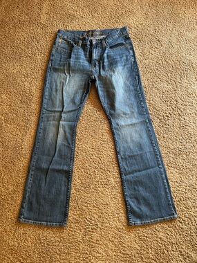 NWOT Cody James Men’s Jeans WOLFSTOOTH WASH DUKE RELAXED BOOTCUT STRETCH 34Wx36L